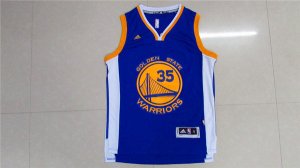 Maillot De Basket Golden State Warriors Kevin Durant 35 Tissus Sportif Fans Edition Bleu